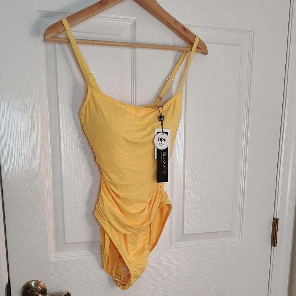 La Blanca Yellow One Piece Swimsuit